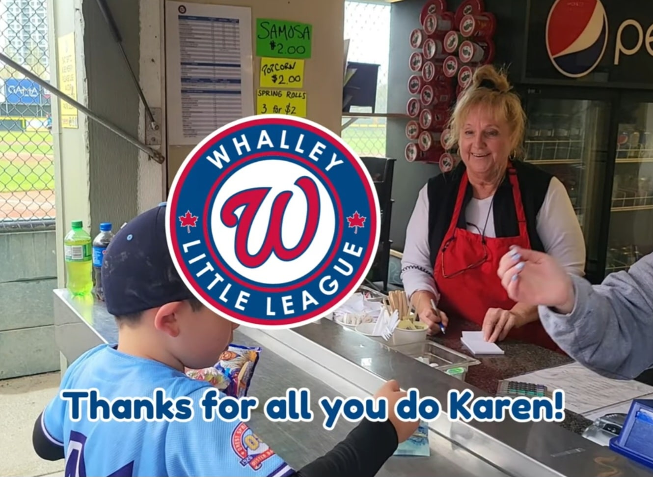 karen surrey baseball volunteer