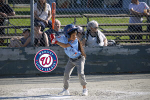 girl at bat